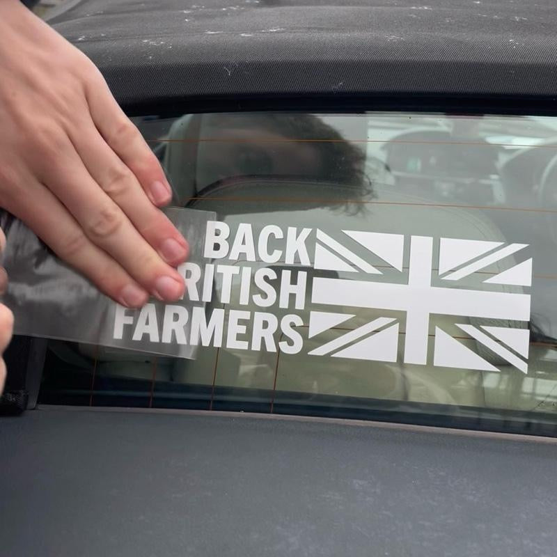 “Back British Farmers” Decal